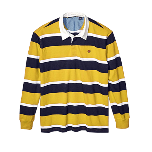 Men's Long Sleeve Rugby Shirt | MUAZ Fashion Ltd.