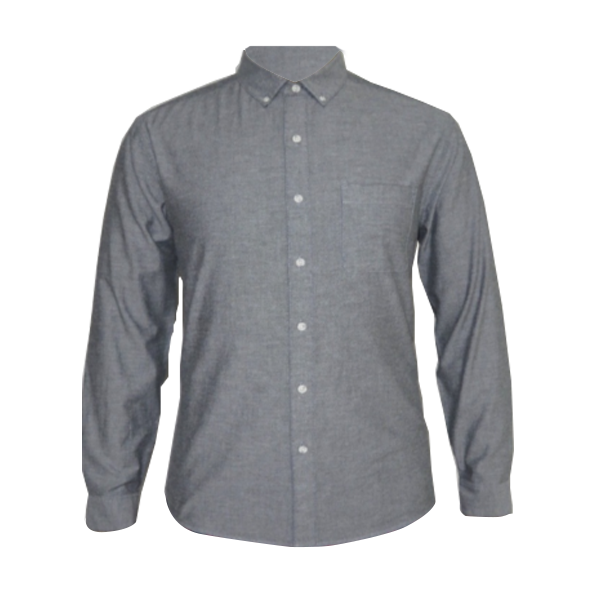 Men’s Long Sleeve Chambray Shirt – MUAZ Fashion Ltd.